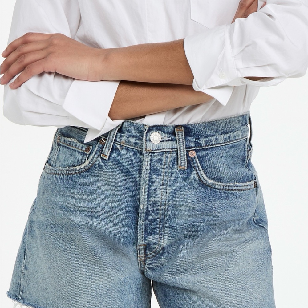 Agolde Parker Long Vintage Shorts